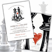 Faire-part de mariage Checkmate Love Wins