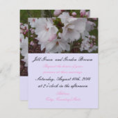 Faire-part de mariage Cherry Blossom (Devant / Derrière)