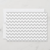 Faire-part de mariage chic Chevron (Dos)