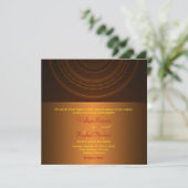 Faire-part de mariage chic élégant d'Indien de (Debout devant)