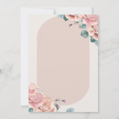 Faire-part de mariage chic moderne simple (Dos)