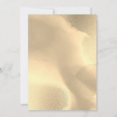 Faire-part de mariage chic or (Dos)