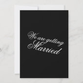 Faire-part de mariage chic romantique à dentelle e (Dos)