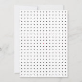 Faire-part de mariage chic typographie pour la fêt (Dos)