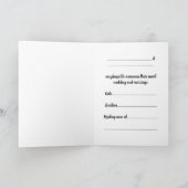 Faire-Part de Mariage Chicorée Nous sommes Mariés (Intérieur)