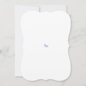 Faire-part de mariage Chinoiserie bleue (Dos)