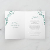 Faire-Part de Mariage Chrétien-Deux Deviendront Un (Intérieur)