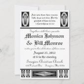 Faire-part de mariage chrétien formel (Devant)