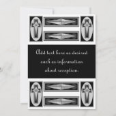 Faire-part de mariage chrétien formel (Dos)