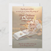 Faire-part de mariage chrétienne (Devant)