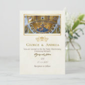 Faire-part de mariage chrétienne orthodoxe (Debout devant)