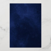 Faire-part de mariage Ciel de nuit céleste (Verso)