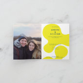 Faire-part de mariage citron (Intérieur)