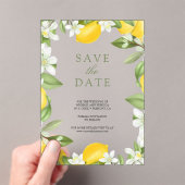 Faire-part de mariage Citron verger Citrus Save th (In situ (ordinateur de poche))