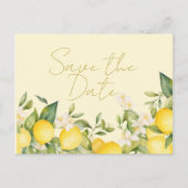 Faire-part de mariage citrons Save The Date (Devant)