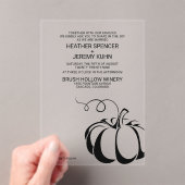 Faire-part de mariage citrouille épices (In situ (ordinateur de poche))