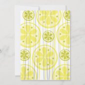 Faire-part de mariage Citrus Stripes (Dos)