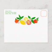 Faire-part de MARIAGE Citrus SUR MESURE pour une R (Dos)