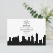 Faire-part de mariage Cityscape de New York (Debout devant)
