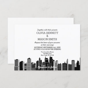 Faire-part de mariage Cityscape de New York