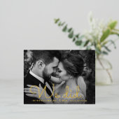Faire-part de mariage clandestin (Debout devant)