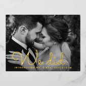 Faire-part de mariage clandestin (Recto)