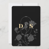 Faire-part de mariage classique (Dos)