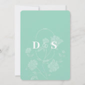 Faire-part de mariage classique (Dos)
