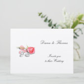 Faire-part de mariage classique (Debout devant)