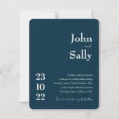 Faire-part de mariage classique (Devant)