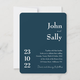 Faire-part de mariage classique