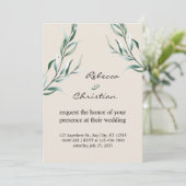 faire-part de mariage classique (Debout devant)