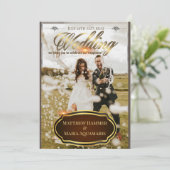 Faire-part de mariage classique (Debout devant)