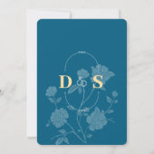 Faire-part de mariage classique (Dos)