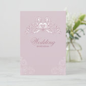 Faire-part de mariage classique baroque (Debout devant)