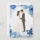 Faire-part de mariage classique - Conception perso (Dos)