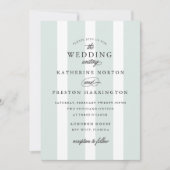 Faire-part de mariage classique en bleu clair (Devant)