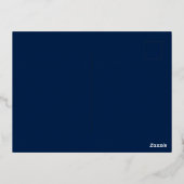 Faire-part de mariage classique minimaliste (Verso)