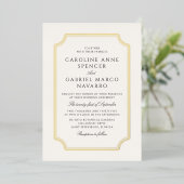 Faire-part de mariage classique nautique (Debout devant)