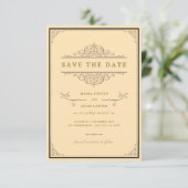 Faire-part de mariage classique traditionnelle | I (Debout devant)