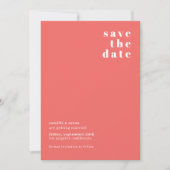 Faire-part de mariage coloré à conserver (Devant)