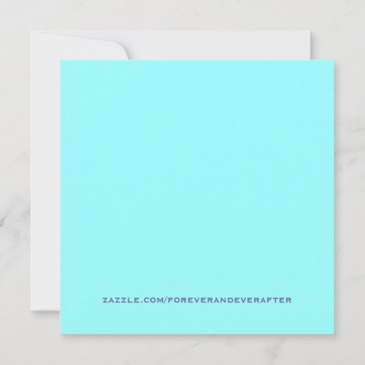 Faire-part de mariage comique, Humour (Dos)