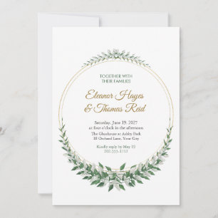 Faire-part de mariage concentrique Moonstone
