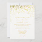 Faire-part de mariage - Confetti - Blanc (Devant)