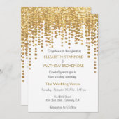 Faire-part de mariage | Confetti Parties scintilla (Devant / Derrière)