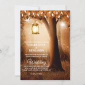 Faire-part de mariage Conte de fées Forêt Enchanté (Devant)