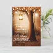 Faire-part de mariage Conte de fées Forêt Enchanté (Debout devant)