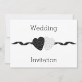 Faire-part de mariage contemporain (Devant)