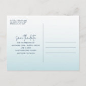 Faire-part de mariage Coquette Bow & Seashell Beac (Dos)