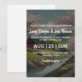 faire-part de mariage coréen (Devant / Derrière)